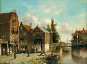 unknow artist European city landscape, street landsacpe, construction, frontstore, building and architecture.054 oil painting reproduction